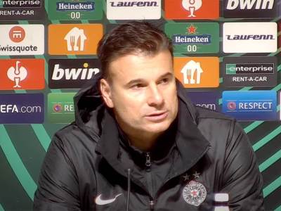  aleksandar stanojević poslije utakmice flora partizan 