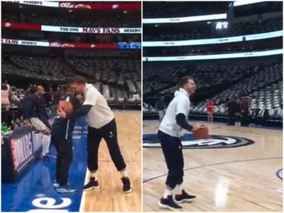  nba pjesma Cece na zagrijavanju Dalasa 