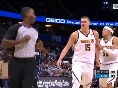  nikola jokić bijesan na sudije 