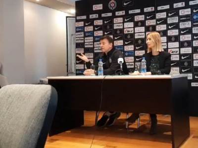  burna konferencija fk partizan aleksandar stanojević 