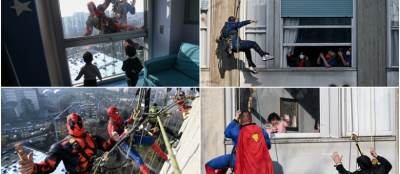 Superheroji obradovali bolesnu djecu u Milanu 