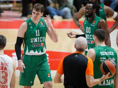  Evroliga Uniks pobijedio CSKA u Moskvi 