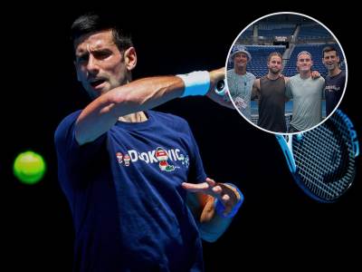  novak đoković fotografija sa treninga  