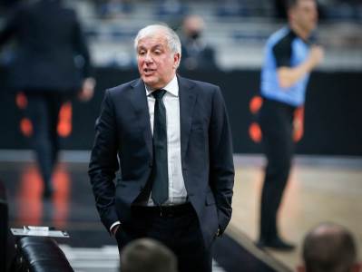  Željko Obradović nakon pobjede Partizana nad Trentom 