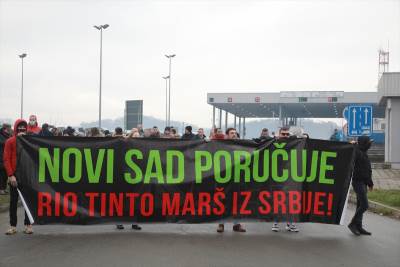  Blokada granice između Srbije i BiH 