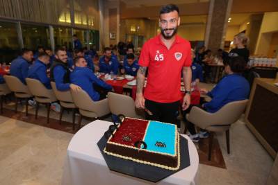  Panajotis Moraitis 25. rođendan pripreme FK Borac Antalija 