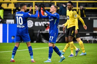  bundesliga 21. kolo borusija dortmund bajer  