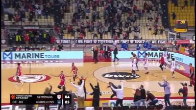  olimpijakos efes 87 85 