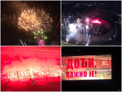  delije najava proljećne polusezone 2022 bakljada vatromet 