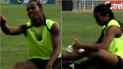  ronaldinjo pogađao prečku 