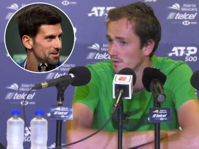  Medvedev nakon pobjede o Đokoviću 