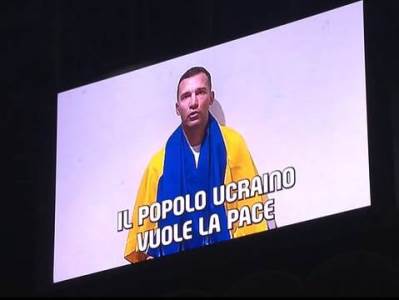  Andrij Ševčenko pred Milan - Inter: Ukrajina želi mir 