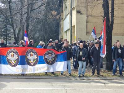  Okupljanje boraca uoči sjednice NSRS 