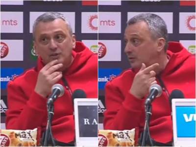  Dejan Radonjić na konferenciji o utakmici Zvezda Redžers 