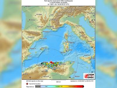  Jak zemljotres u Alžiru 