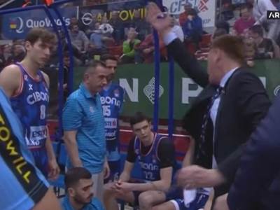  Trener Cibone pobjesnio na meču protiv Zvezde 