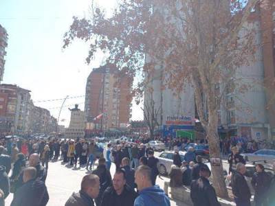  Protest Srba u Kosovskoj Mitrovici i Gračanici 