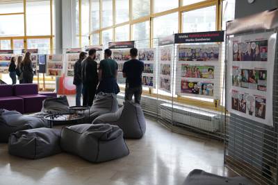  Izložba karikatura Marka Somborca. 