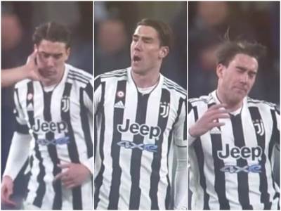  vlahović simulira na utakmici juventus inter  