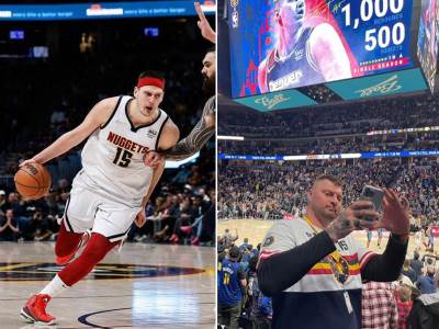  brat nikole jokića na tribinama snimao istorijski meč  