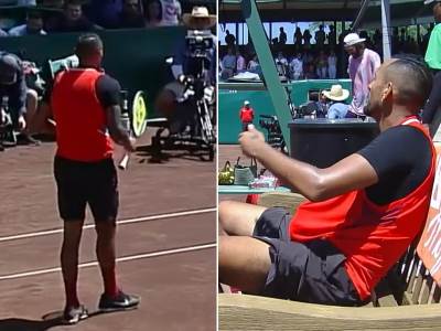  Nik Kirjos svađa sa sudijom 