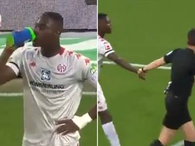 Sudija prekinuo utamkicu u Bundesligi zbog posta Sudija prekinuo utamkicu u Bundesligi zbog posta