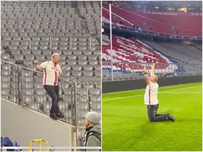  pijani navijač majnca slavi poraz bajerna 