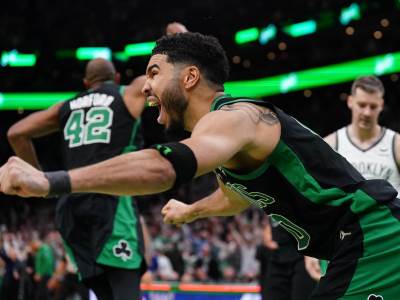  boston pobijedio bruklin u prvoj utakmici plej ofa 