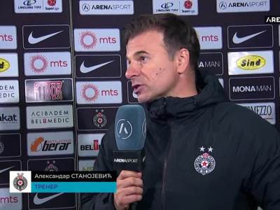  aleksandar stanojević zadovoljan pobjedom partizana protiv čukaričkog 