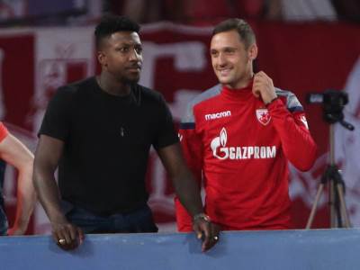  Donald Mičel na treningu Crvene zvezde 