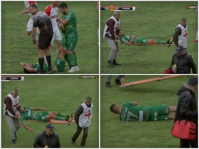  Bugarski fudbaler foliroa povredu i bacao se s nosila 