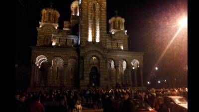  Tuga i tišina: Beograđani pale sveće za Marka 