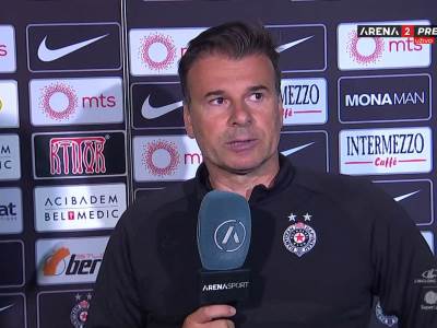  stanojević poslije utakmice partizan radnički niš 