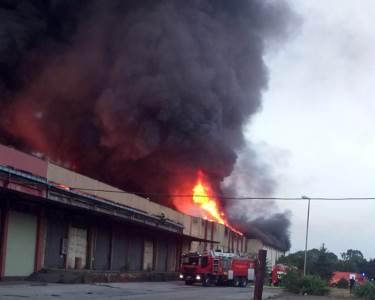  Požar u fabrici Sava Bijeljina 