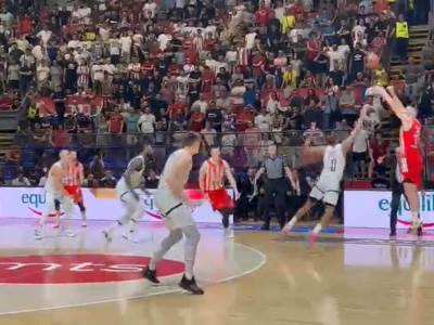 Ognjen Dobrić trojka protiv Partizana Ognjen Dobrić trojka protiv Partizana