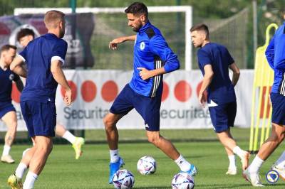  Kenan Kodro pred utakmicu  sa Finskom 