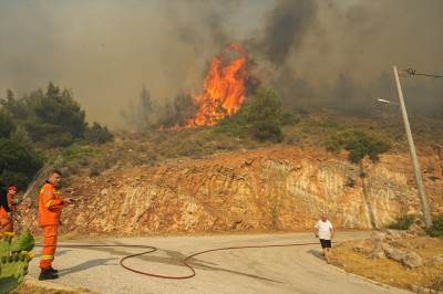  požar u Grčkoj u blizini Atine 