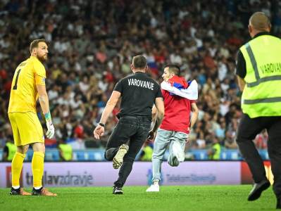  Navijač na meču Slovenija Srbija 