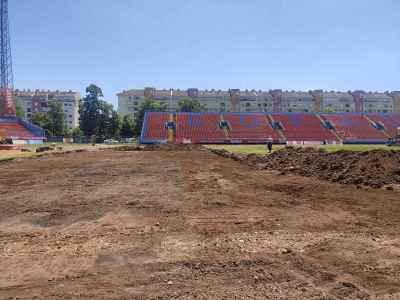  nastavljeni radovi na Gradskom stadionu Banjaluka FOTO, VIDEO 