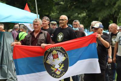  Protest ratnih veterana u Banjaluci 