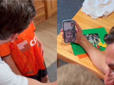 Darijo Srna organizovao video poziv Luke Modrića i dječaka iz Ukrajine 