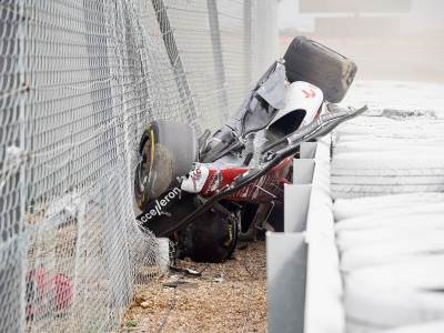  strašne slike udesa u formuli 1 