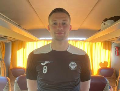  Fudbaler B36 Toršavn Mihal Pržibilski  pred duel sa Borcem - Nismo ribari i konobari 