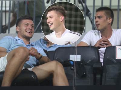  Luka Jović na utakmici Čukaričkog 