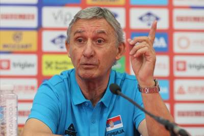  svetislav pešić nakon utakmice srbija njemačka  