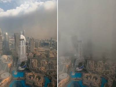  Ogromna pješčana oluja u Dubajiu 