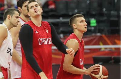  Bogdan Bogdanović na treningu reprezentacije Srbije 