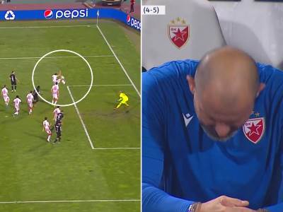  Crvena zvezda Makabi autogol Milana Pavkova 