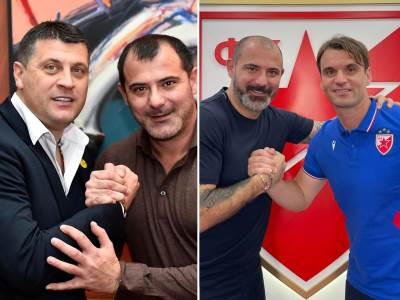  FK Crvena zvezda Dejan Stanković poželios reću novom treneru Milošu Milojeviću  