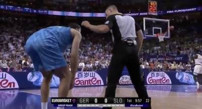  sudija povrijedio košarkaša  